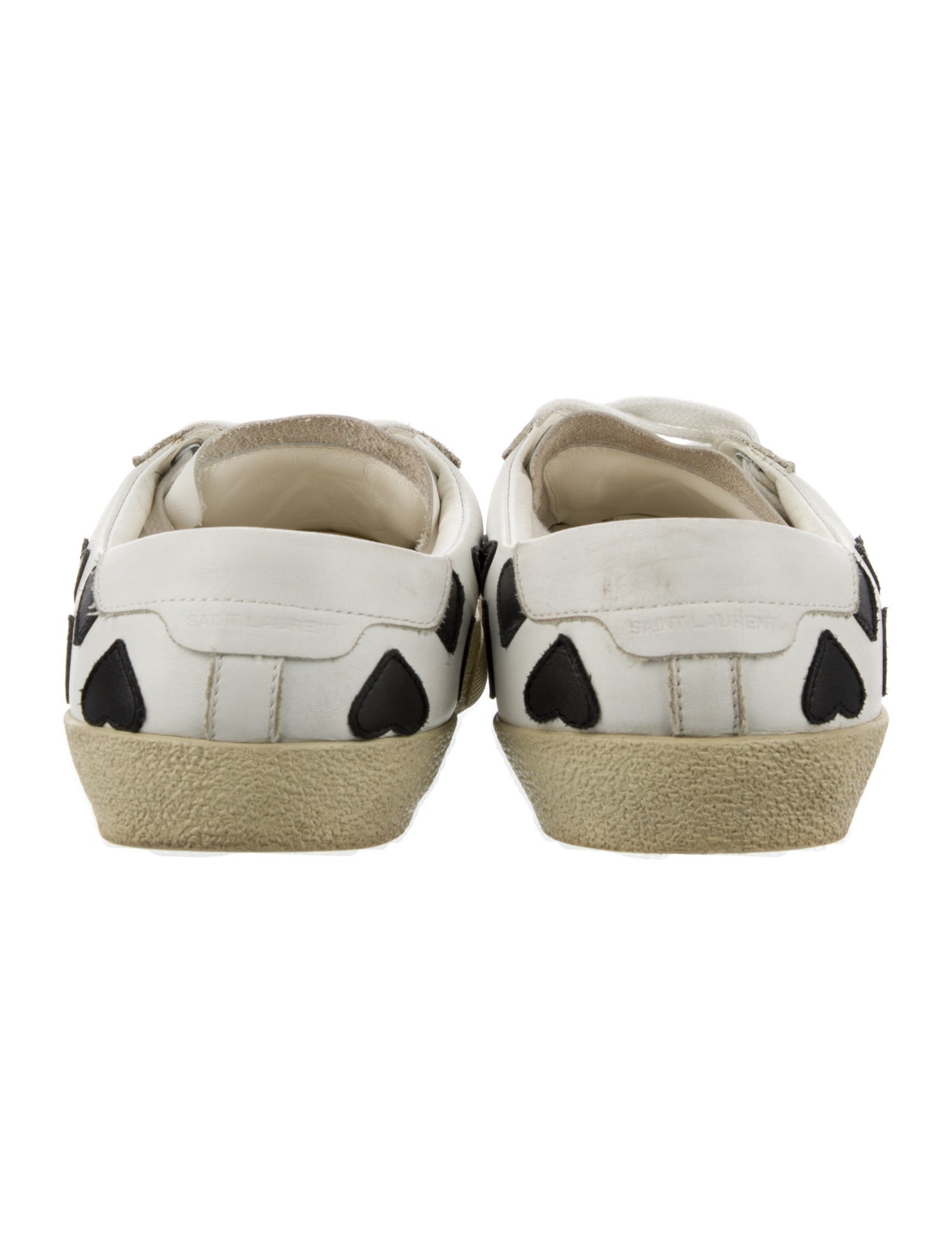 Saint Laurent Leather Printed Sneakers